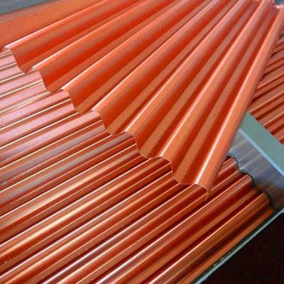 Color corrugated sheet